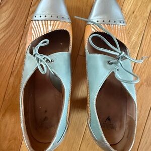 John Fluevog tie shoes